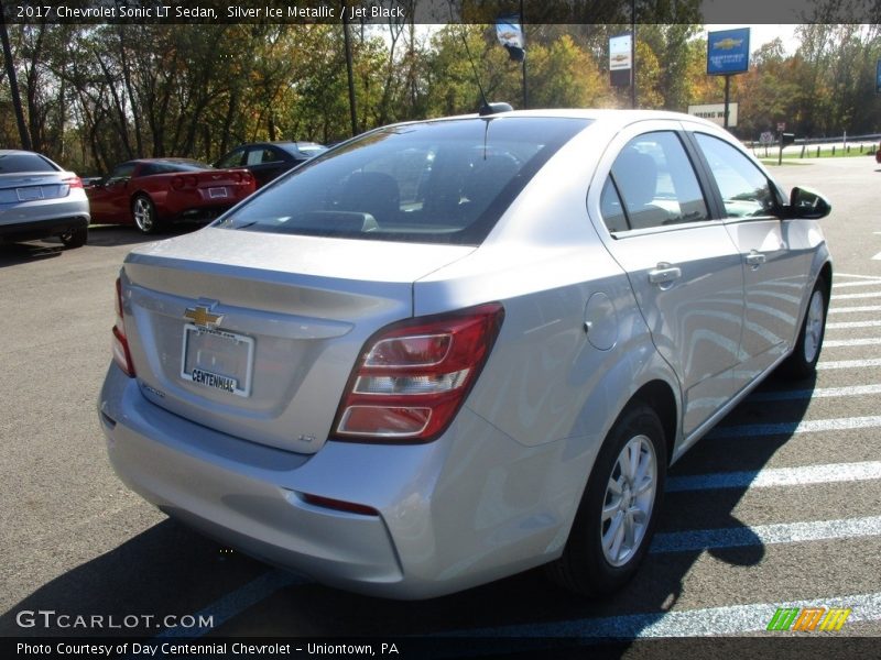 Silver Ice Metallic / Jet Black 2017 Chevrolet Sonic LT Sedan