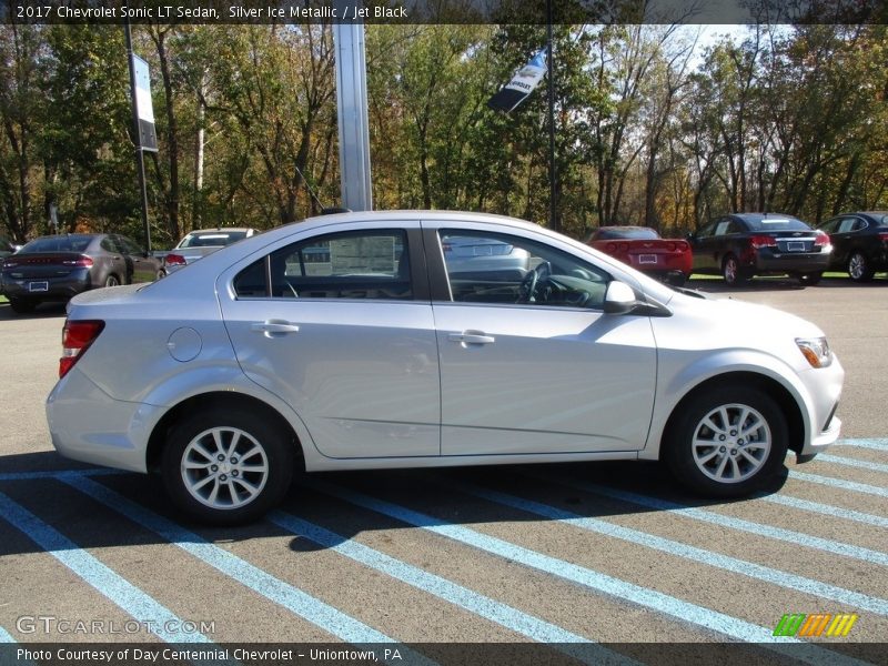Silver Ice Metallic / Jet Black 2017 Chevrolet Sonic LT Sedan