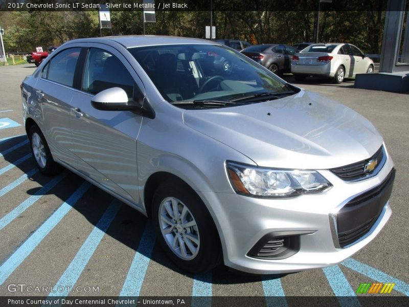 Silver Ice Metallic / Jet Black 2017 Chevrolet Sonic LT Sedan