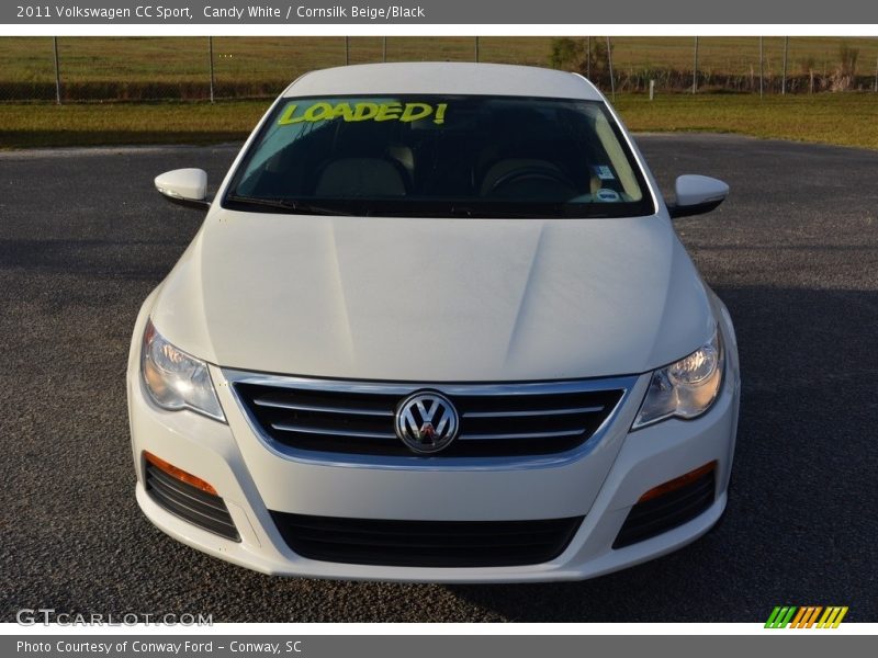 Candy White / Cornsilk Beige/Black 2011 Volkswagen CC Sport