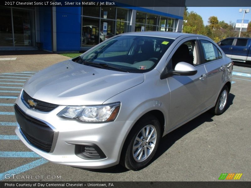 Silver Ice Metallic / Jet Black 2017 Chevrolet Sonic LT Sedan