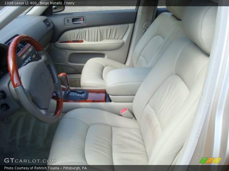 Beige Metallic / Ivory 1998 Lexus LS 400