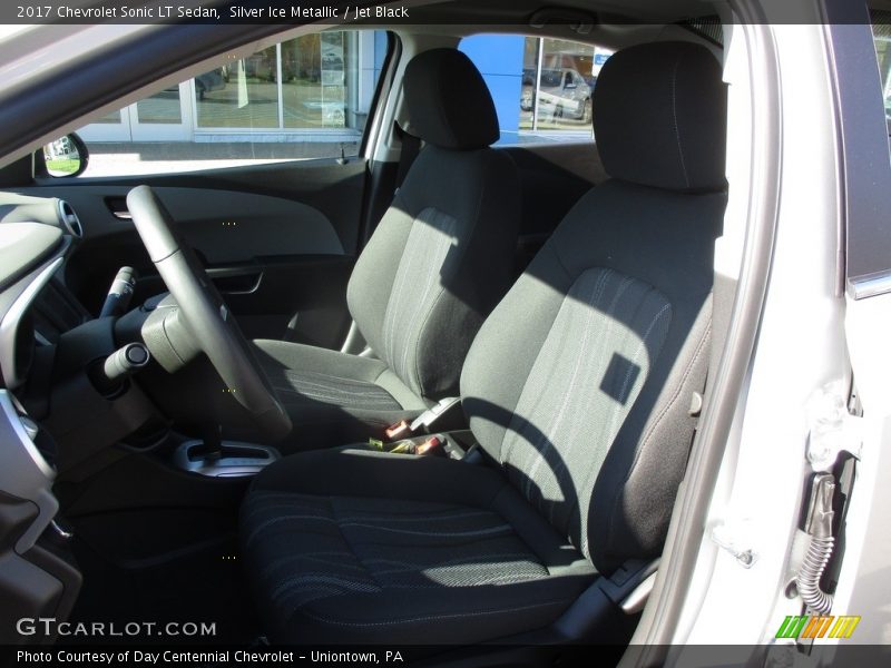 Silver Ice Metallic / Jet Black 2017 Chevrolet Sonic LT Sedan