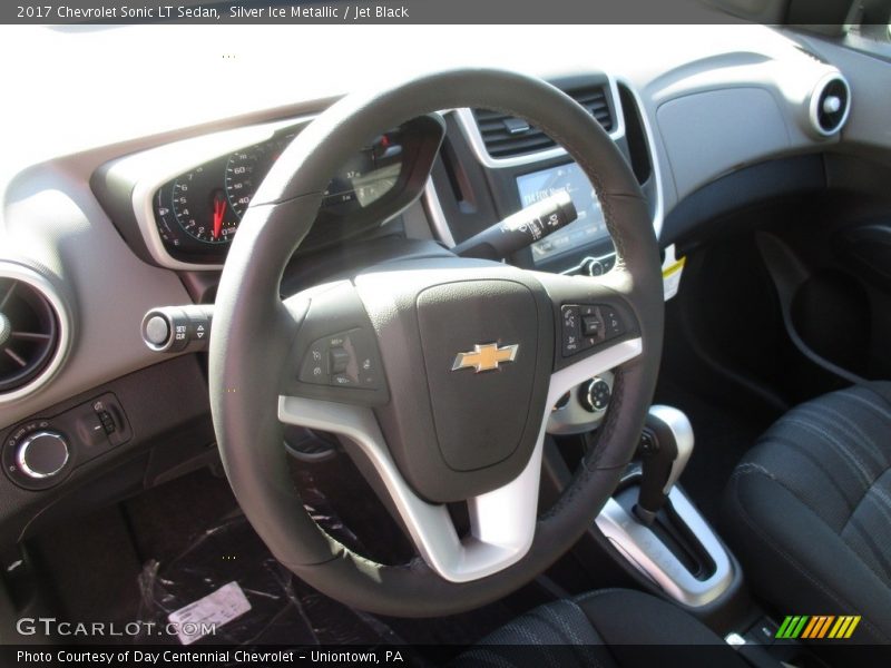 Silver Ice Metallic / Jet Black 2017 Chevrolet Sonic LT Sedan