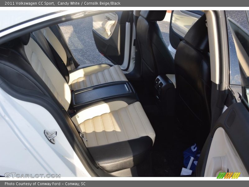 Candy White / Cornsilk Beige/Black 2011 Volkswagen CC Sport
