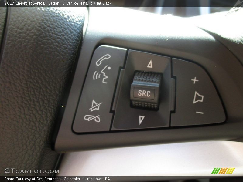 Silver Ice Metallic / Jet Black 2017 Chevrolet Sonic LT Sedan