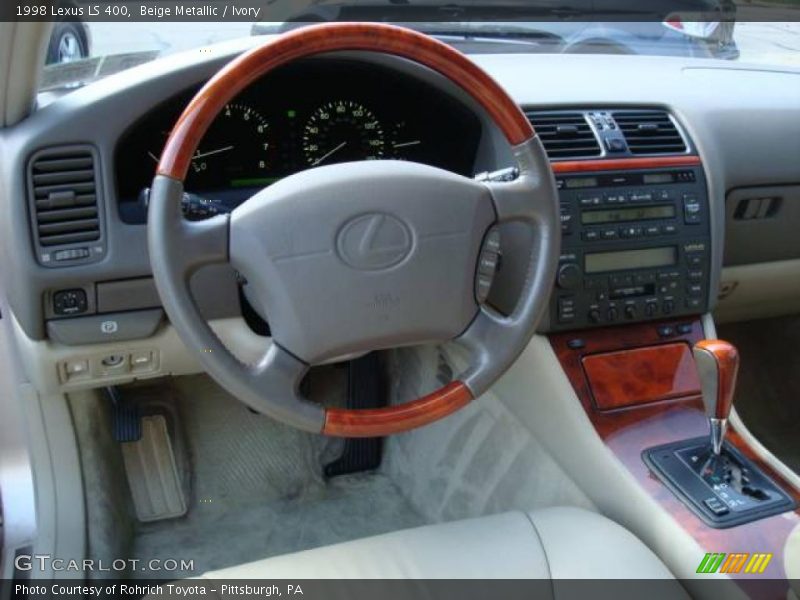 Beige Metallic / Ivory 1998 Lexus LS 400