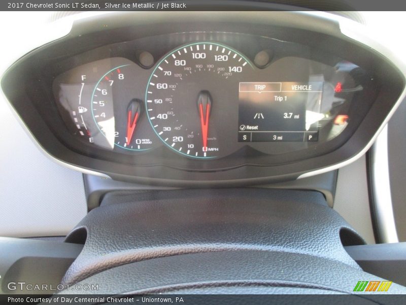 Silver Ice Metallic / Jet Black 2017 Chevrolet Sonic LT Sedan