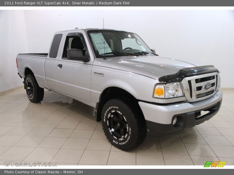 Silver Metallic / Medium Dark Flint 2011 Ford Ranger XLT SuperCab 4x4