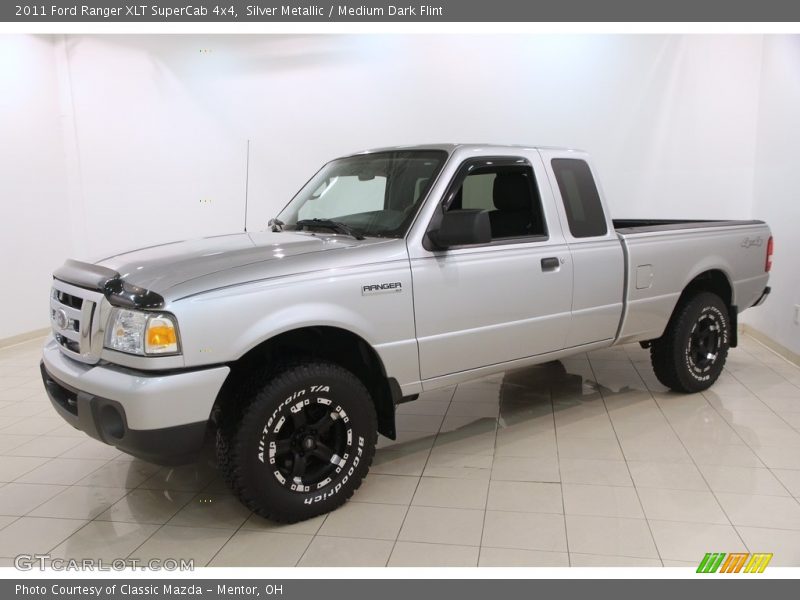Silver Metallic / Medium Dark Flint 2011 Ford Ranger XLT SuperCab 4x4