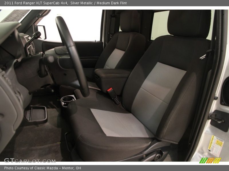 Silver Metallic / Medium Dark Flint 2011 Ford Ranger XLT SuperCab 4x4
