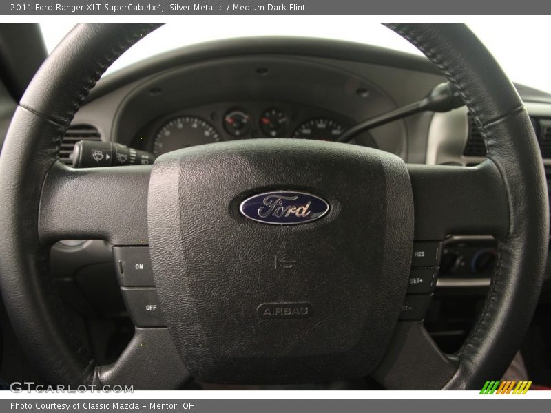 Silver Metallic / Medium Dark Flint 2011 Ford Ranger XLT SuperCab 4x4
