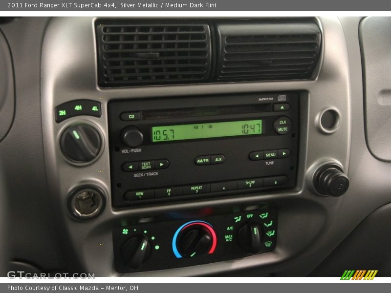 Silver Metallic / Medium Dark Flint 2011 Ford Ranger XLT SuperCab 4x4