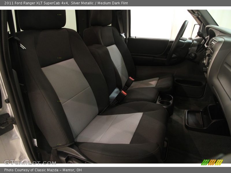 Silver Metallic / Medium Dark Flint 2011 Ford Ranger XLT SuperCab 4x4