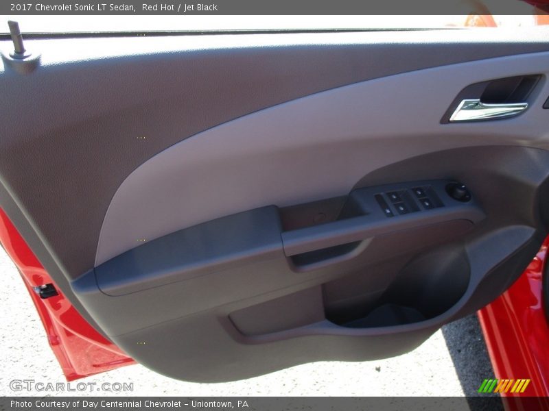 Red Hot / Jet Black 2017 Chevrolet Sonic LT Sedan