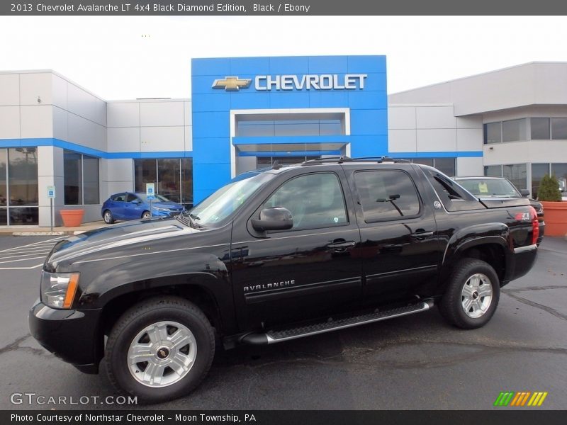 Black / Ebony 2013 Chevrolet Avalanche LT 4x4 Black Diamond Edition