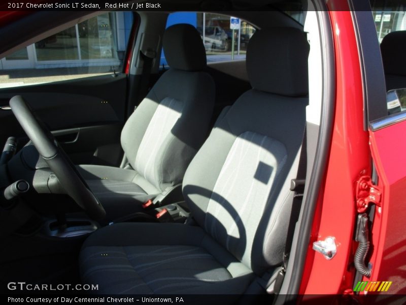 Red Hot / Jet Black 2017 Chevrolet Sonic LT Sedan