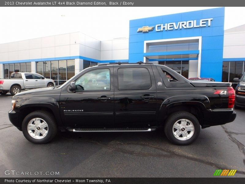 Black / Ebony 2013 Chevrolet Avalanche LT 4x4 Black Diamond Edition