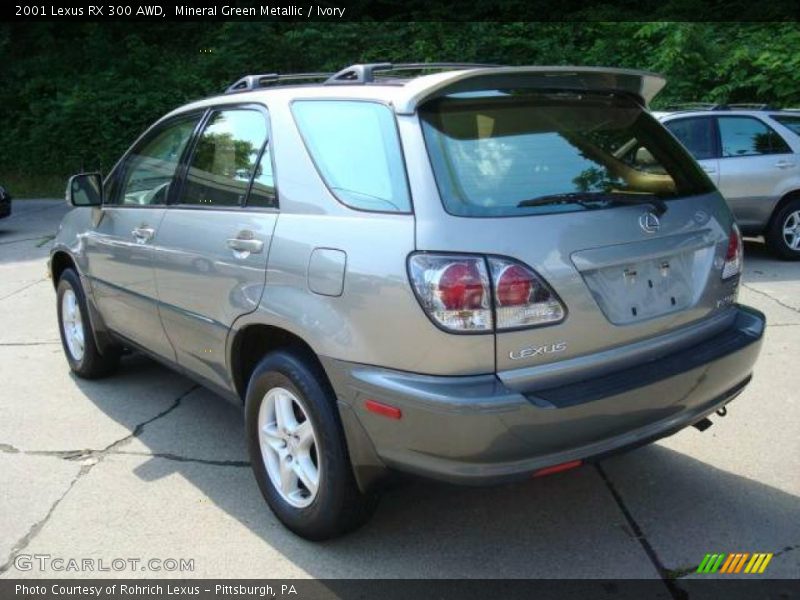 Mineral Green Metallic / Ivory 2001 Lexus RX 300 AWD