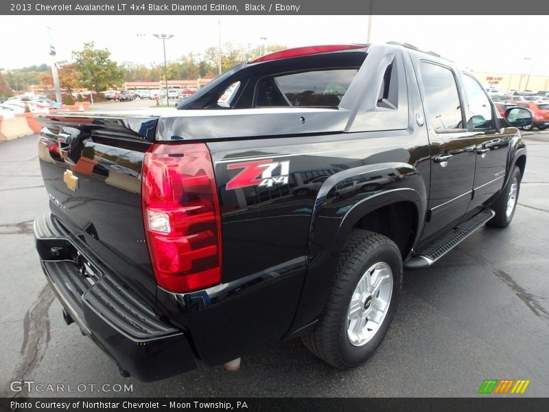 Black / Ebony 2013 Chevrolet Avalanche LT 4x4 Black Diamond Edition