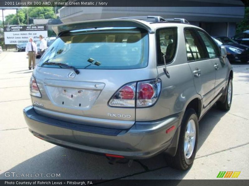 Mineral Green Metallic / Ivory 2001 Lexus RX 300 AWD