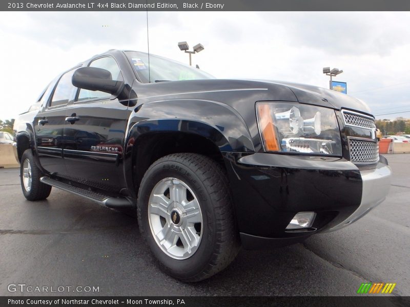 Black / Ebony 2013 Chevrolet Avalanche LT 4x4 Black Diamond Edition