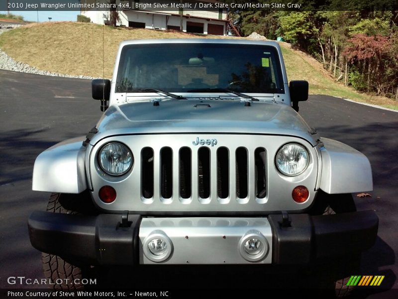 Bright Silver Metallic / Dark Slate Gray/Medium Slate Gray 2010 Jeep Wrangler Unlimited Sahara 4x4