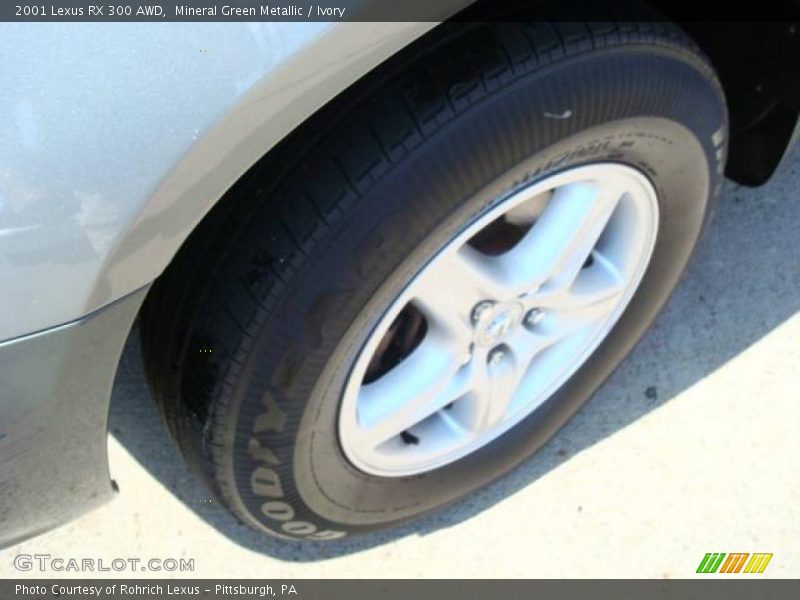 Mineral Green Metallic / Ivory 2001 Lexus RX 300 AWD