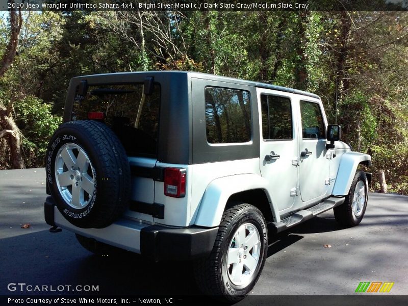 Bright Silver Metallic / Dark Slate Gray/Medium Slate Gray 2010 Jeep Wrangler Unlimited Sahara 4x4
