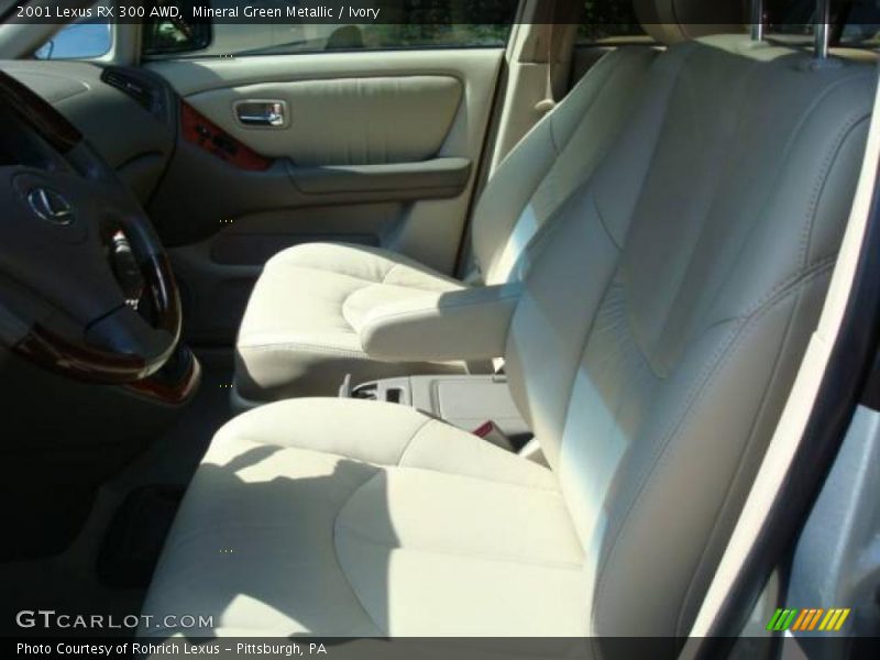 Mineral Green Metallic / Ivory 2001 Lexus RX 300 AWD