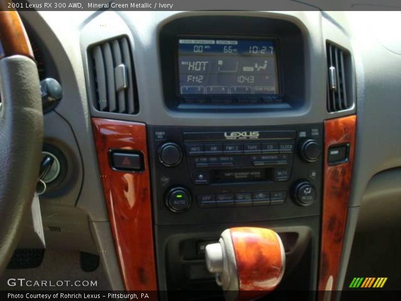 Mineral Green Metallic / Ivory 2001 Lexus RX 300 AWD
