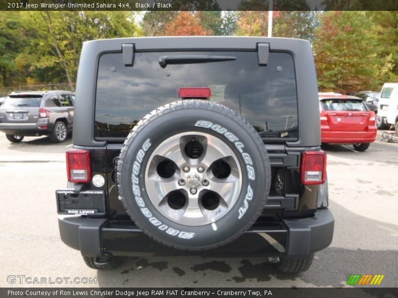 Black / Black 2017 Jeep Wrangler Unlimited Sahara 4x4