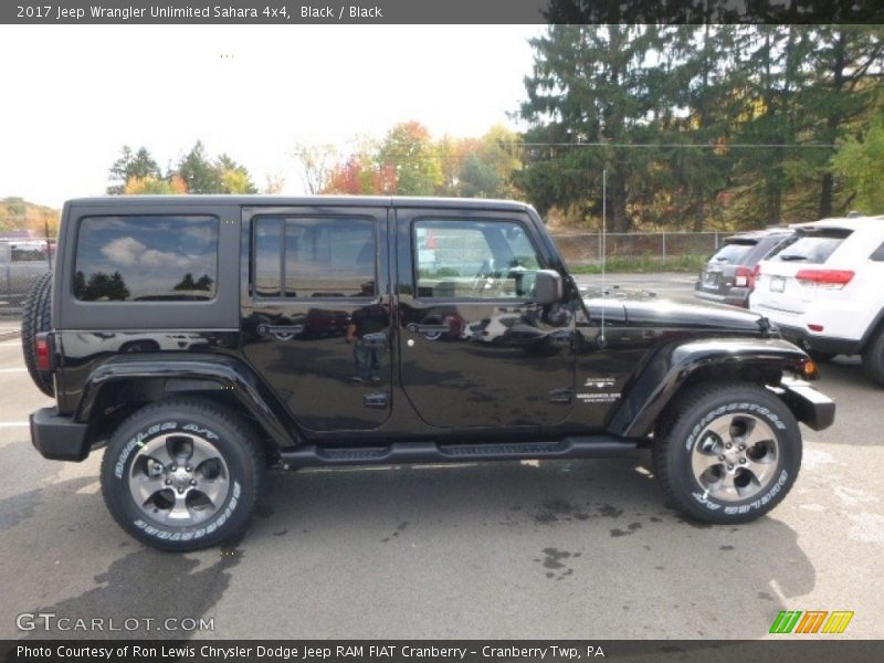 Black / Black 2017 Jeep Wrangler Unlimited Sahara 4x4