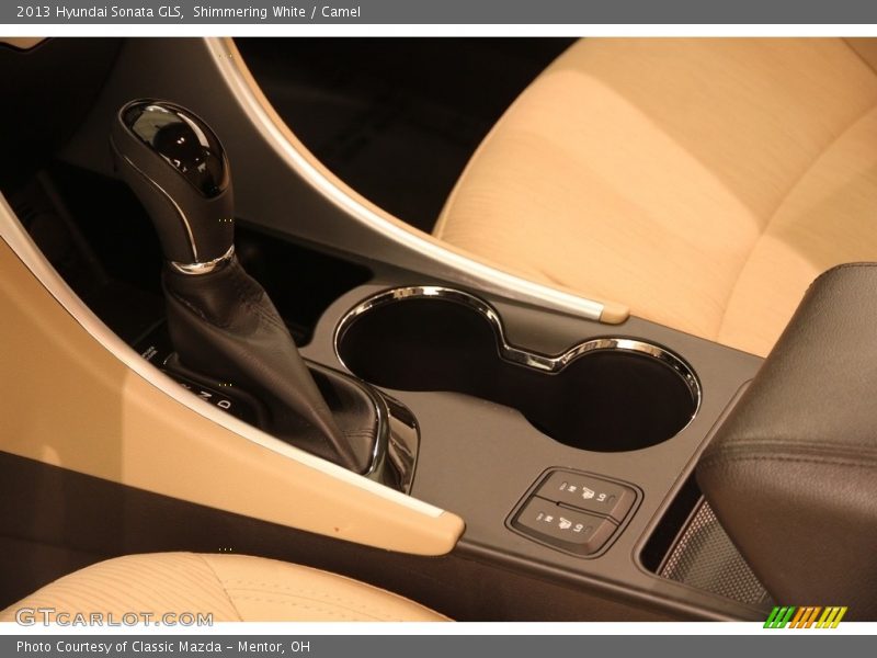Shimmering White / Camel 2013 Hyundai Sonata GLS