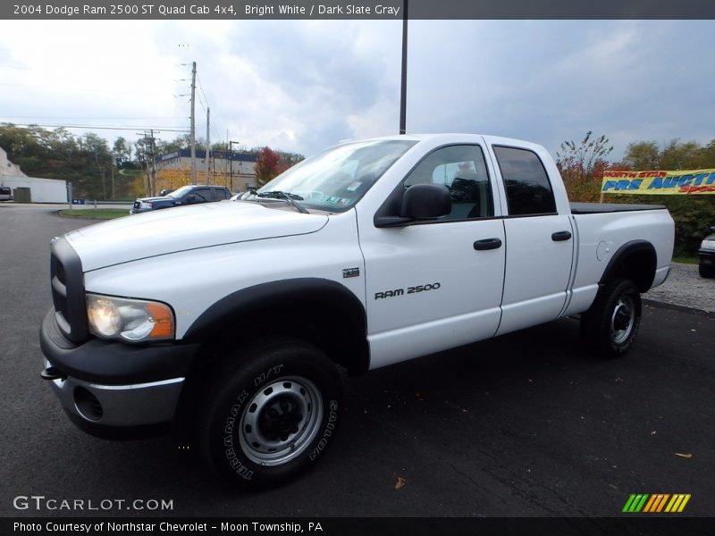 Bright White / Dark Slate Gray 2004 Dodge Ram 2500 ST Quad Cab 4x4