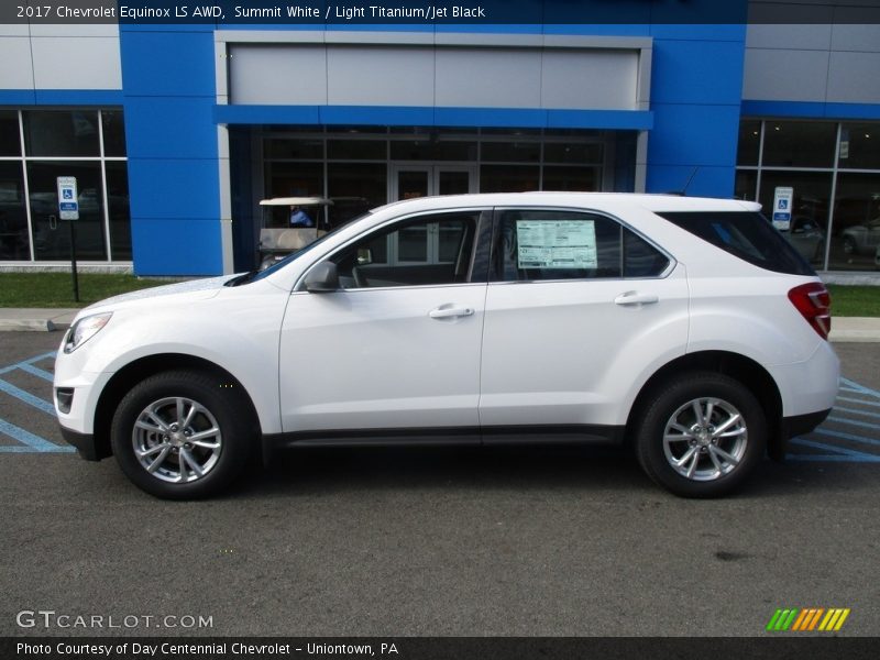 Summit White / Light Titanium/Jet Black 2017 Chevrolet Equinox LS AWD