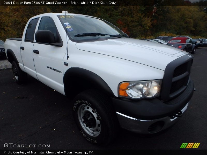 Bright White / Dark Slate Gray 2004 Dodge Ram 2500 ST Quad Cab 4x4