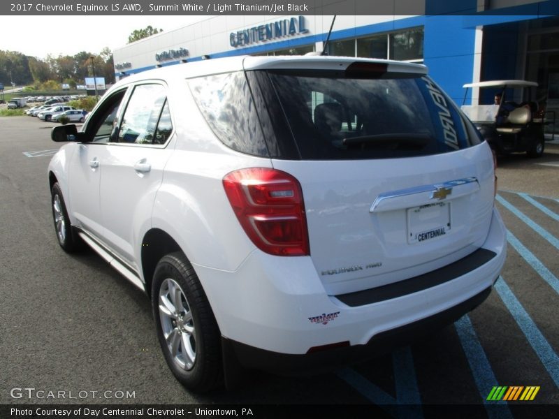 Summit White / Light Titanium/Jet Black 2017 Chevrolet Equinox LS AWD