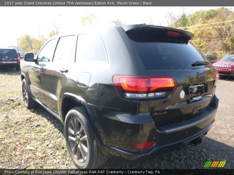 Recon Green / Black 2017 Jeep Grand Cherokee Limited 75th Annivesary Edition 4x4