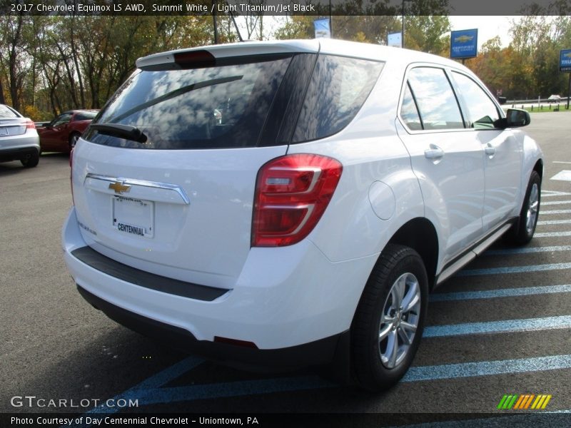 Summit White / Light Titanium/Jet Black 2017 Chevrolet Equinox LS AWD