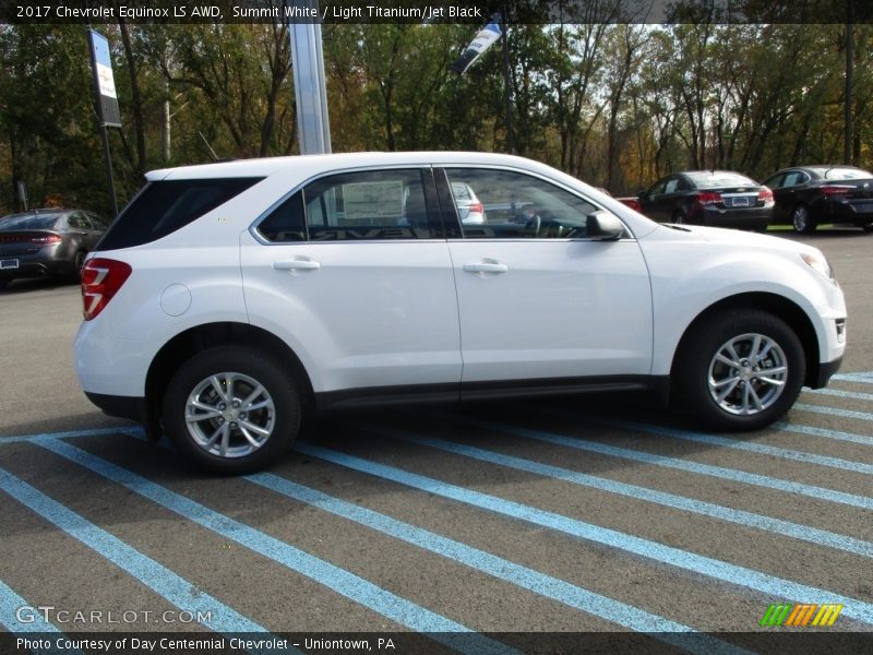 Summit White / Light Titanium/Jet Black 2017 Chevrolet Equinox LS AWD