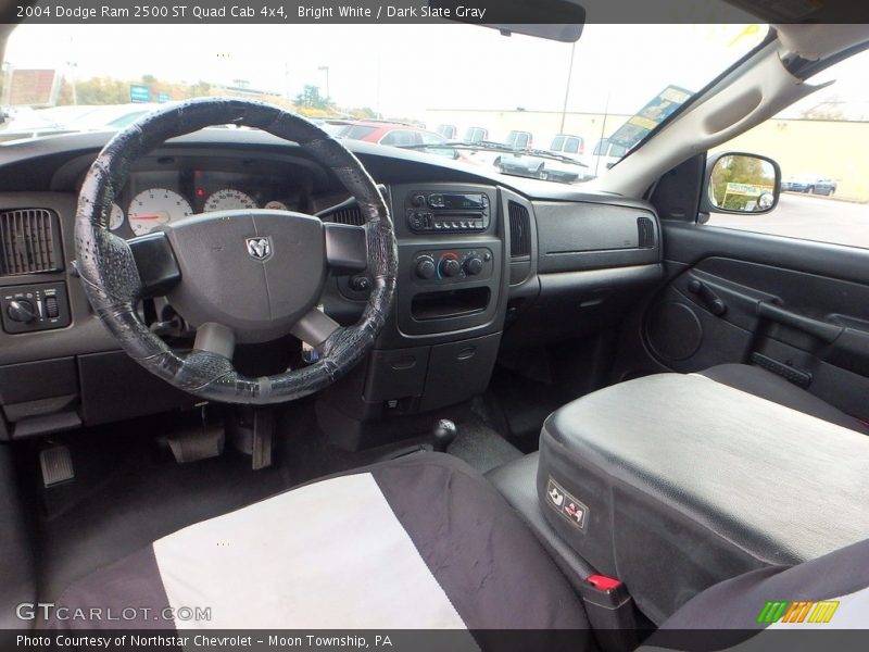 Bright White / Dark Slate Gray 2004 Dodge Ram 2500 ST Quad Cab 4x4