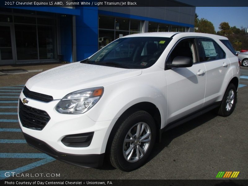 Summit White / Light Titanium/Jet Black 2017 Chevrolet Equinox LS AWD
