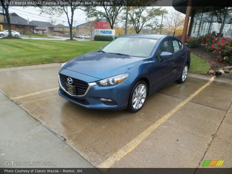 Eternal Blue Mica / Black 2017 Mazda MAZDA3 Touring 4 Door