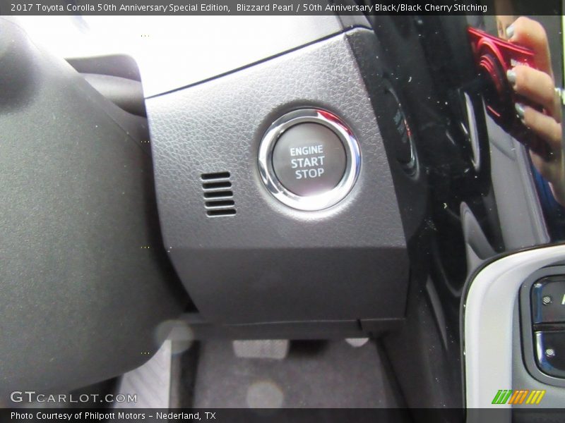 Controls of 2017 Corolla 50th Anniversary Special Edition