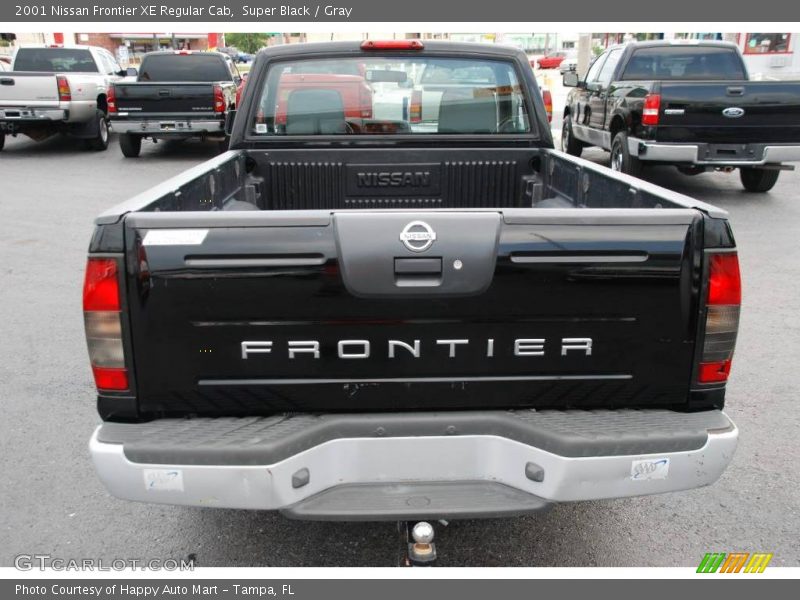 Super Black / Gray 2001 Nissan Frontier XE Regular Cab