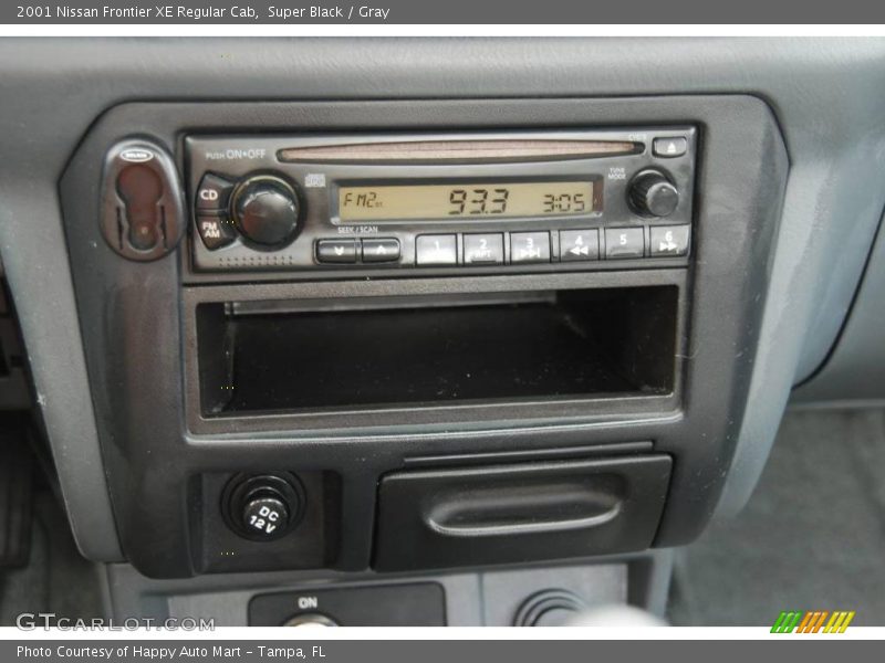 Super Black / Gray 2001 Nissan Frontier XE Regular Cab