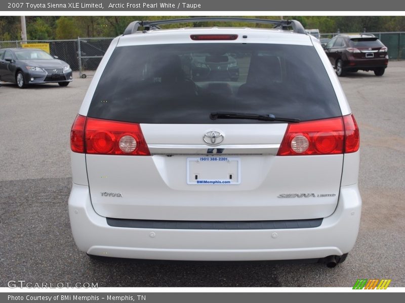 Arctic Frost Pearl White / Taupe 2007 Toyota Sienna XLE Limited