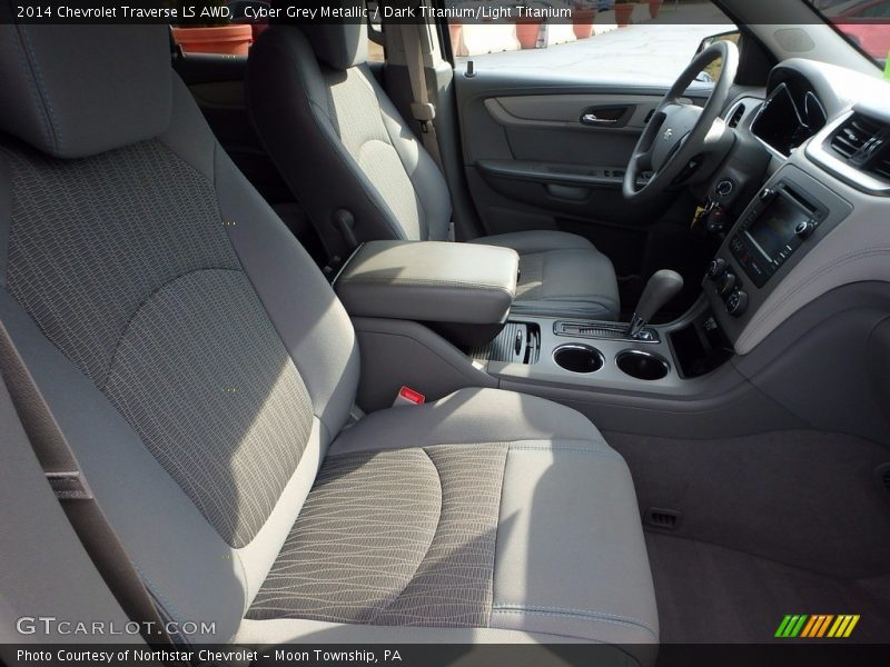 Cyber Grey Metallic / Dark Titanium/Light Titanium 2014 Chevrolet Traverse LS AWD