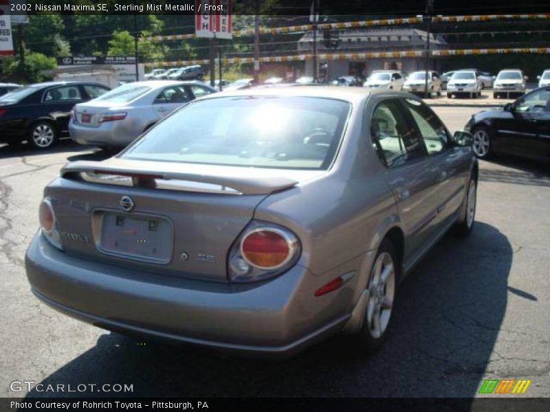 Sterling Mist Metallic / Frost 2002 Nissan Maxima SE